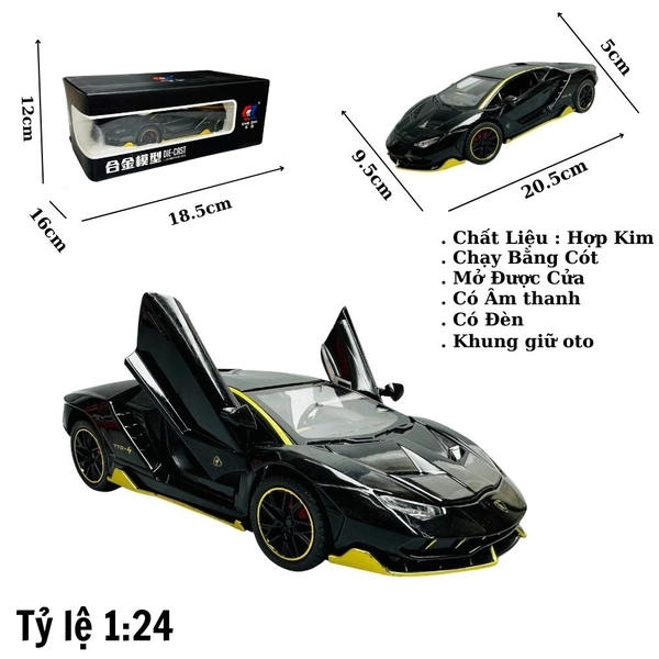 Mô Hình Xe Lamboghini 1:24 đen