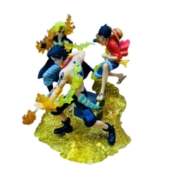 Mô Hình OnePiece Combo 3 Anh Em Luffy – Ace – Sabo 18cm