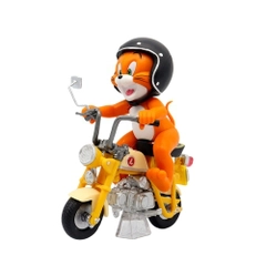 Mô Hình Tom and Jerry Chuột Jerry lái xe máy cao 12cm
