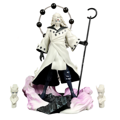 Mô hình Uchiha Madara cao 27cm siêu đẹp có 3 đầu thay thế
