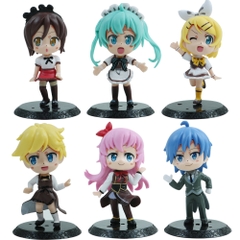 Mô Hình Hatsune Miku bộ 6 mô hình miku Bản D - Cao 10-12cm - nặng 370gram - Figure Miku - Bọc Túi - No Box - N3-K35-T2-S3