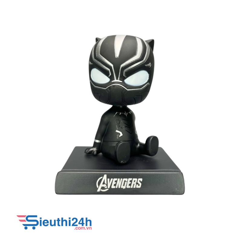 Mô Hình lắc đầu black panther - Cao 12cm