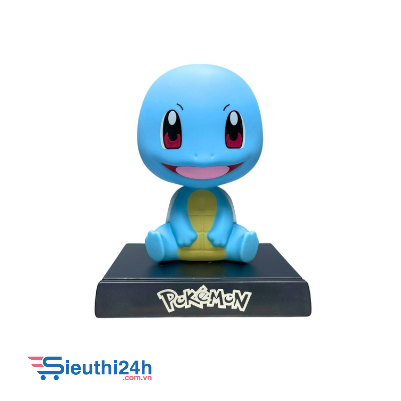 Mô Hình lắc đầu Pokemon rùa kini - Cao 12cm