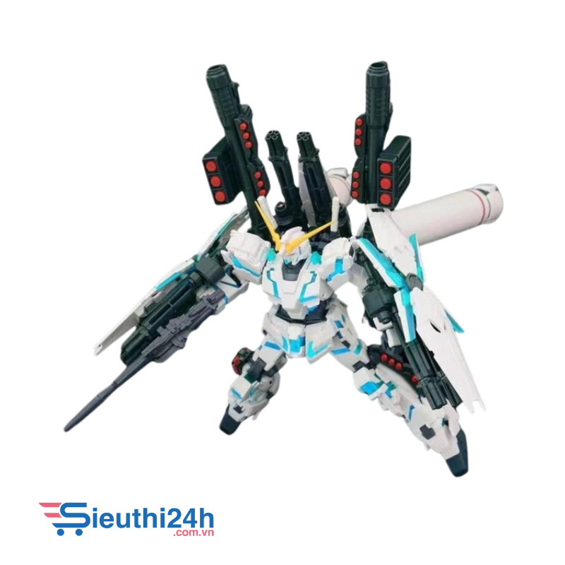 Mô hình lắp ráp HG 1/144 Full Armor Unicorn Blue Psycho-Frame