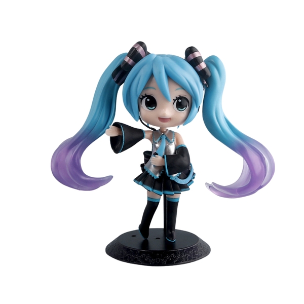 Mô Hình Hatsune Miku chibi váy xanh tóc xanh