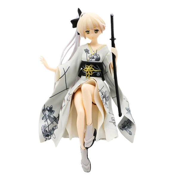 Mô Hình Kasugano Sora váy kimono Trắng