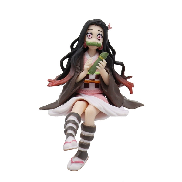 Mô Hình Kimetsu No Yaiba Nezuko dáng ngồi cao 13cm