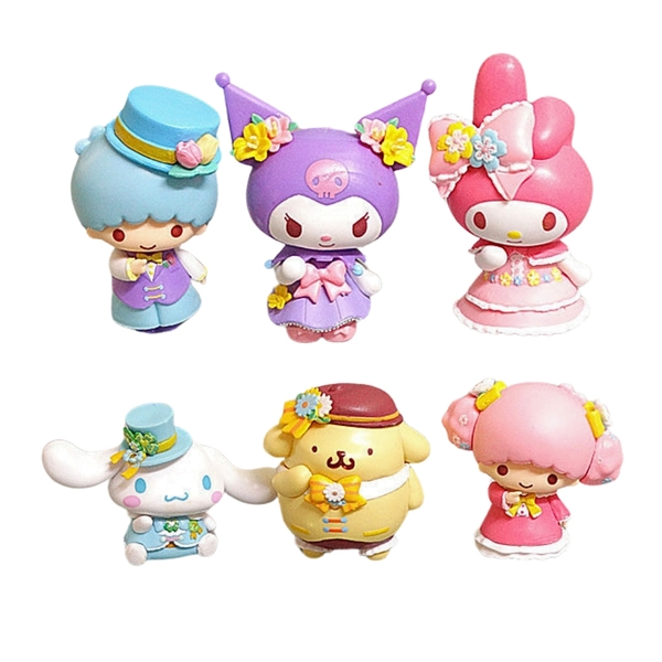Mô hình kuromi bộ 6 kuromi blind box - cao 5 - 7cm