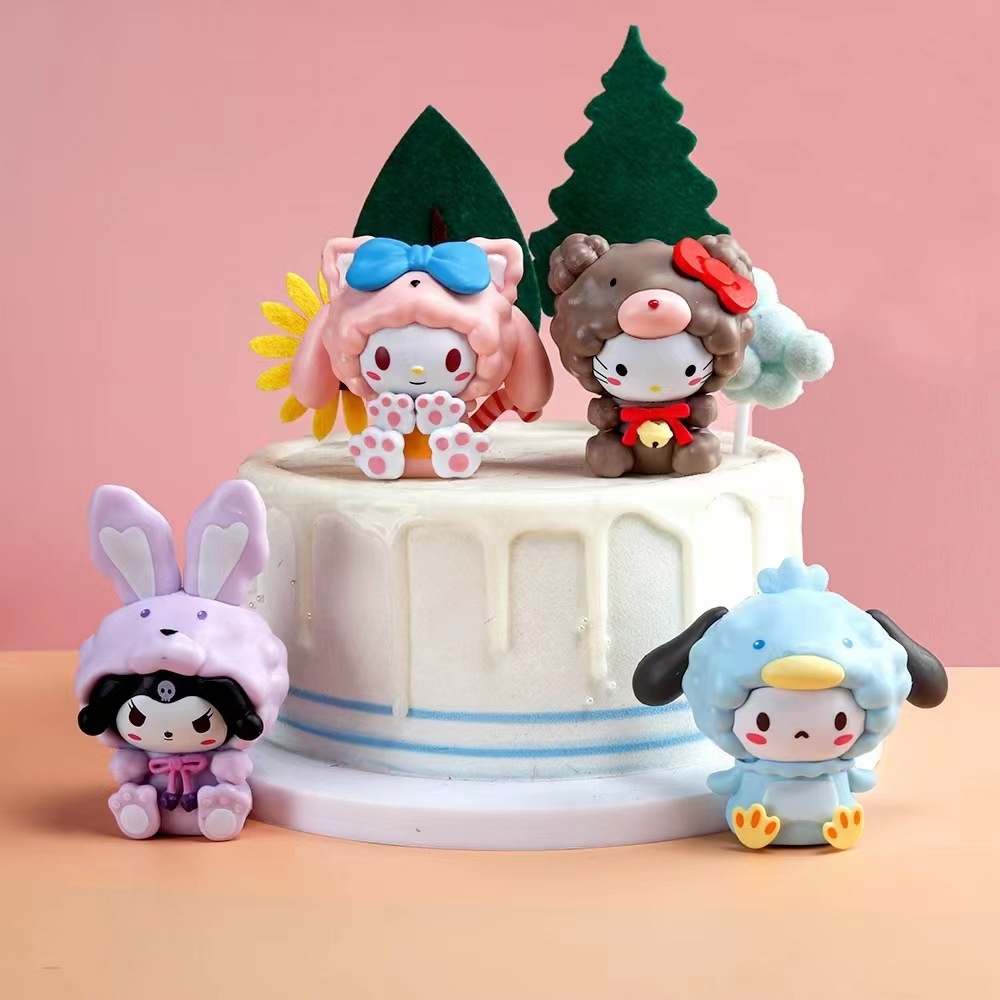 Mô hình kuromi Bộ 6 Melody Gemini Pudding