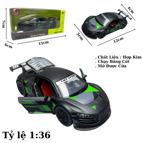 Mô Hình xe audi đen tỉ lệ 1:32