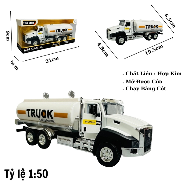 Mô Hình xe bồn tỉ lệ 1:50