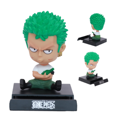 Mô Hình đồ chơi - Roronoa Zoro Chibi lắc đầu - One Piece - cÓ Hộp Màu - N3-K26-T1-S2