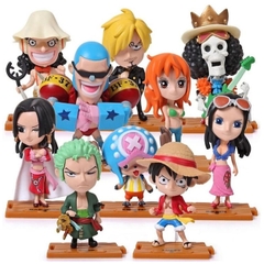 Bộ Mô Hình 10 Nhân Vật Chibi One Piece 7–10cm