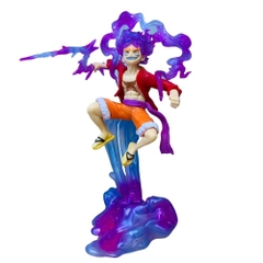 Mô hình đồ chơi - Luffy Gear 5 Nika đỏ bản có vũ khí cầm tay trạng thái chiến đấu cao 22 cm - OnePiece - Có Hộp Đẹp - N4-K5