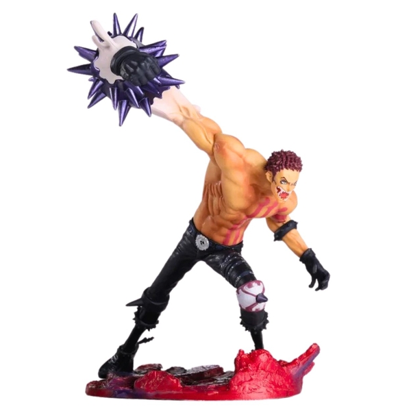 Mô hình đồ chơi katakuri chiến đấu siêu đẹp - Cao 22cm - ngang 18cm - nặng 500gram - One Piece - mọc túi opp - có hộp màu - N1-K37-T1-S6