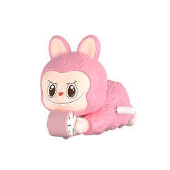 mô hình labubu chạy cót - cao : 5.5cm dài 10cm - figure shin - hộp màu - n5