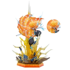 Mô Hình Kimetsu No Yaiba Zenitshu chiến đấu có led siêu đẹp cao 35cm - Figure Kimetsu No Yaiba - Có hộp màu - N4
