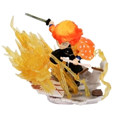 Mô Hình Kimetsu No Yaiba Zenitsu chibi chiến đấu - Cao 8,5cm - nặng 190gram - Phụ kiện : Kiếm - Figure Thanh gươm diệt quỷ - Có Vỏ Hộp màu - N1-K44-T4-S2-S3