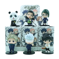 Mô Hình Jujutsu Kaisen bộ 6 chú thuật hồi chiến Bản B - Cao 6-8cm - nặng 300gram - bọc túi OPP - No box - N3-K43-T2-S3