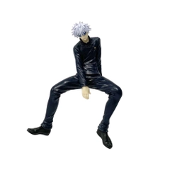 MÔ HÌNH Jujutsu Kaisen GOJOU SATORU đeo kính Dáng ngồi - Cao 13cm - nặng 120gram - Box màu : bọc túi OPP - Figure anime Jujutsu Kaisen - N1-K39-T2-S1