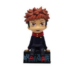 Mô Hình Itadori Yuji dáng ngồi - Cao 11cm - nặng 100gram - Box màu : bọc túi OPP - Figure anime Jujutsu Kaisen - N1-K39-T3-S1