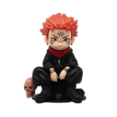 Mô Hình Itadori Yuji dáng ngồi - Cao 12cm - nặng 170gram - Bọc túi OPP - no box - Figure anime Jujutsu Kaisen N1-K42-T3-S1