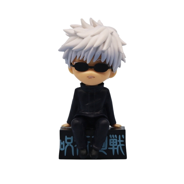 Mô Hình Gojo Satoru Tóc trắng Đeo kính - Cao 11cm - nặng 100Gram - Box màu : bọc túi OPP - Figure anime Jujutsu Kaisen - N1-K39-T3-S2