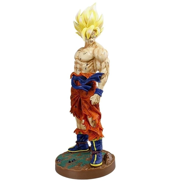 Mô Hình Goku Cởi Trần Hàng Thường Bản Có Đế - cao 42cm - nặng 1.2kg - DragonBall - Có Hộp Màu - N1-K23-T3-S1