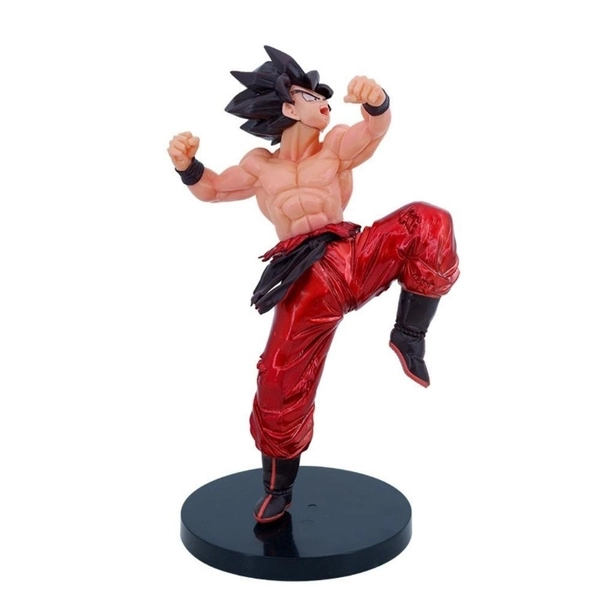 Mô Hình Goku cởi trần trạng thái chiến đấu - cao 22cm - nặng 300gram - DragonBall - No box - N1- K52-T1-S1