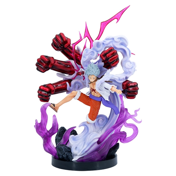 Mô Hình Luffy Gear 5 Nkia trạng thái chiến đấu - Cao 33cm - nặng 1.3Kg - One Piece - Có Hộp màu đẹp - N1-K38-T4-S8