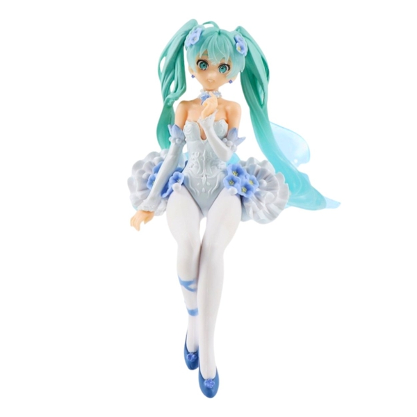 Mô Hình Hatsune Miku váy xanh ngồi - Cao 15cm - nặng 100Gram - Figure Miku - Có Hộp màu - N1-K33-T3-S3