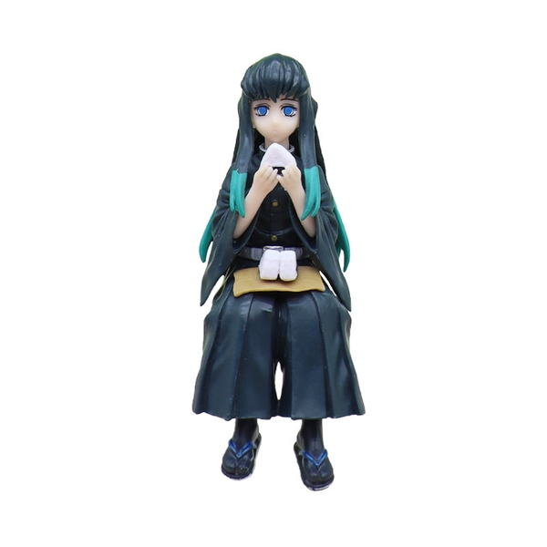 Mô Hình Kimetsu No Yaiba Hà Trụ dáng ngồi cao 14cm - Figure Thanh gươm diệt quỷ - No Box - N4-K12-BL4-N1-K3-T2-S2