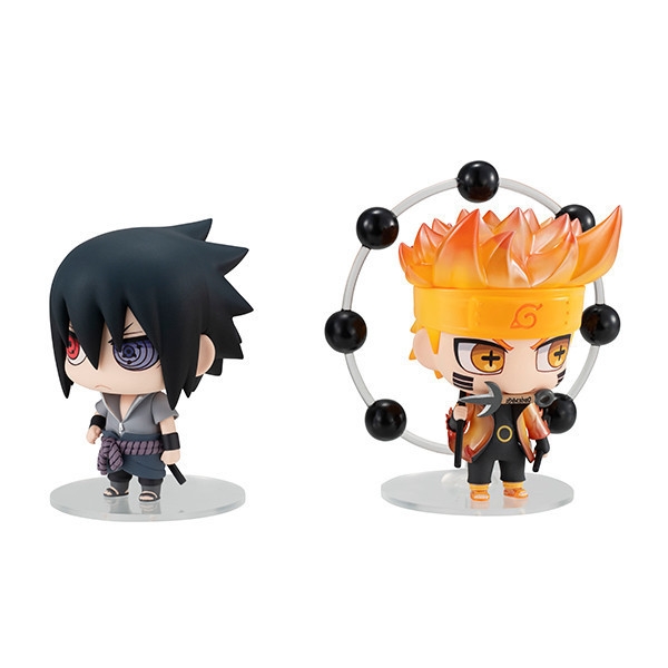 Mô hình Naruto Bộ 2 nhân vật Naruto - Sasuke - Cao 8-9cm - nặng 200gram - Figure Naruto - No Box - N3-K38-T1-S2