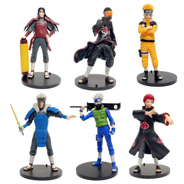 Mô hình Naruto Bộ 6 các nhân vật Naruto Bản A - Cao 18 - 19cm - nặng 800gram - Figure Naruto - No Box - N3-K41-T1-S1