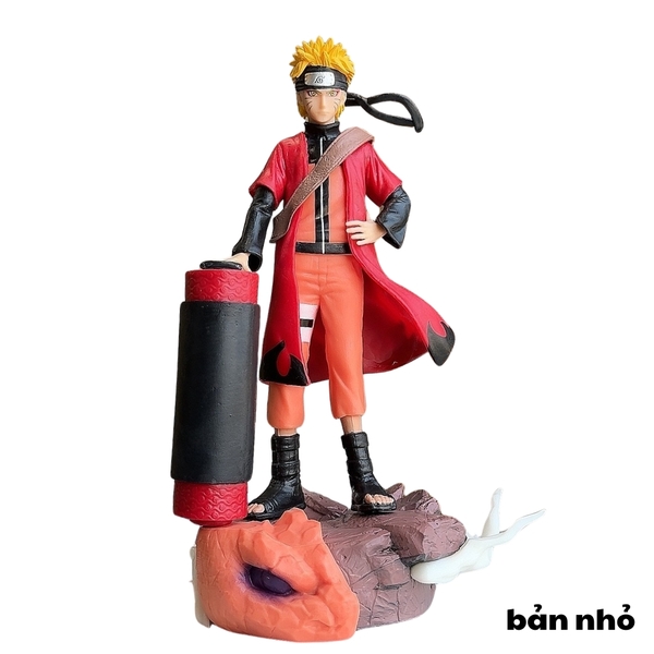 Mô Hình Naruto dáng đứng siêu ngầu có base bản nhỏ cao - 26cm - Nặng - 400gram - Figure Naruto - No Box - N1-ST12