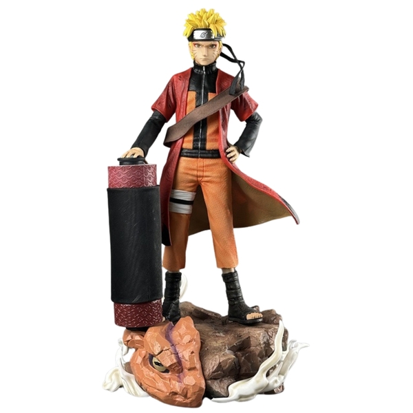 Mô Hình Naruto dáng đứng siêu ngầu có base cao - 42cm - Nặng - 2000gram - Figure Naruto - Box xốp Hộp carton - N3-T5