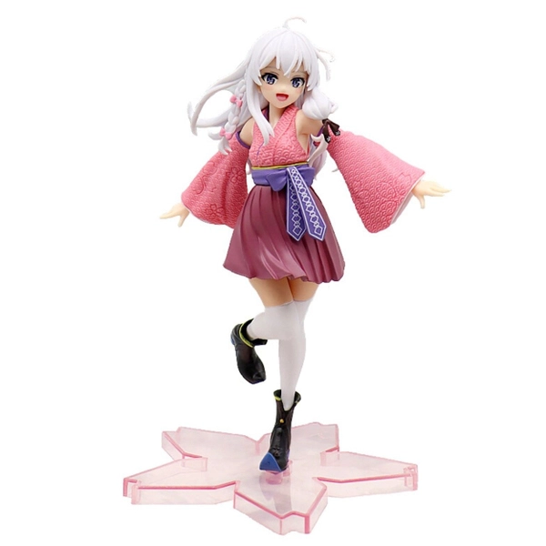 Mô Hình Elaina Kimono Hồng - Cao 20cm - nặng 140Gram - Figure Elaina Kimono - Có Hộp màu - N1-K36-T2-S1