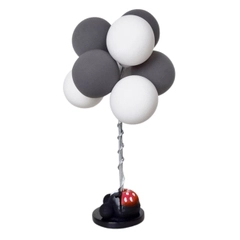Mô Hình Bóng Bay Trang Trí Đen Trắng Cao 11cm