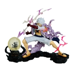 Mô Hình Luffy Gear 5 Cầm Sét Chiến Đấu - Cao 20cm
