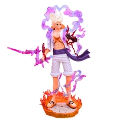 Mô hình Luffy Gear 5 Nika trắng OnePiece cao 20cm