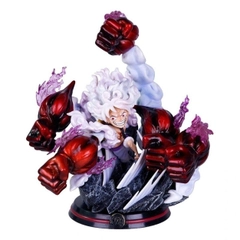 Mô Hình Luffy Nika Gear 5 Tay Đỏ 5 Đấm – Cao 17cm