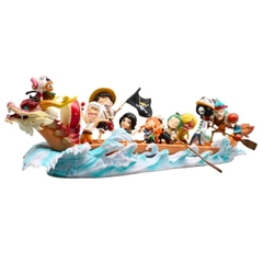 Mô Hình One Piece Băng Mũ Rơm Chèo Thuyền Rồng 33cm