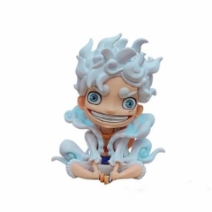 Mô hình OnePiece Luffy gear 5 nika màu trắng chibi siêu dễ thương cao 8cm