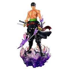 Mô Hình OnePiece Zoro Siêu Ngầu Dáng Đứng Bản Cao Cấp - Cao 32cm