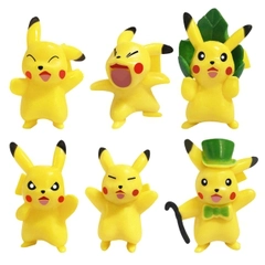 Mô Hình POKEMON Bộ 6 Pikachu Đáng Yêu - Cao 4-5cm