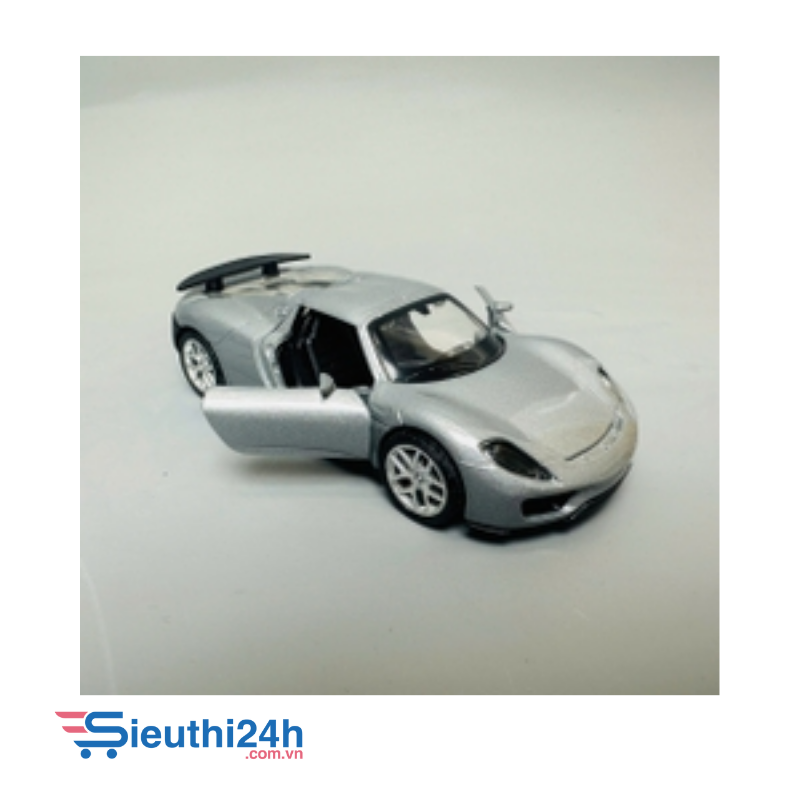 Mô Hình xe ferrari xám mới 1:36