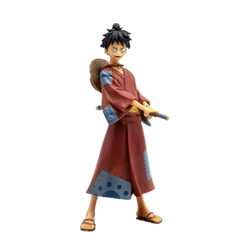 Mô hình đồ chơi - Luffy ở wano quốc Cao 17cm - One Piece - Bộ wano - N1-K37-T2-S1