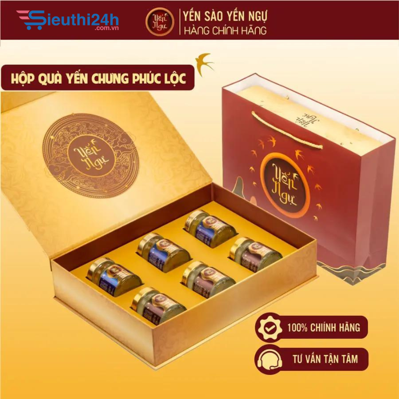 Hộp quà Phúc Lộc 6 hũ