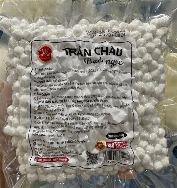 Trân Châu Bạch Ngọc trắng 450g