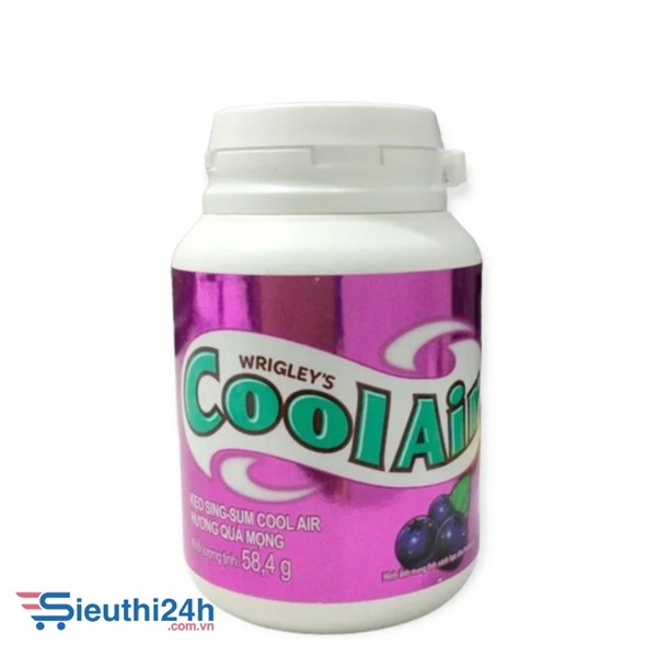 Kẹo sing gum Cool Air hương quả mọng 58,4g